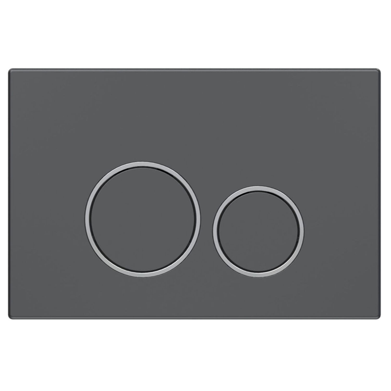 Кнопка смыва Vincea VFP-005GM для унитаза, цвет вороненая сталь