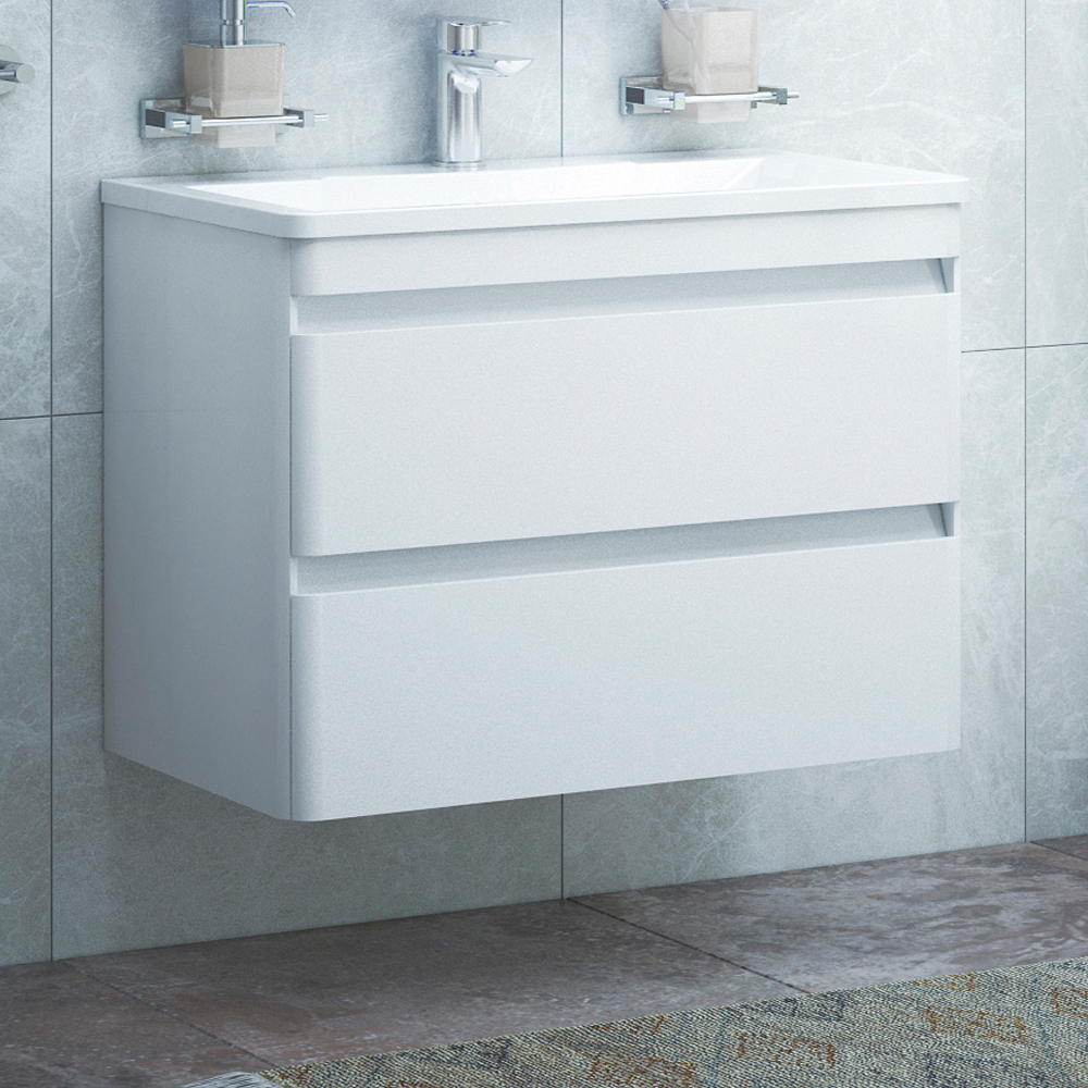 Тумба под раковину Corozo Алабама Z2 100 подвесная, цвет белый