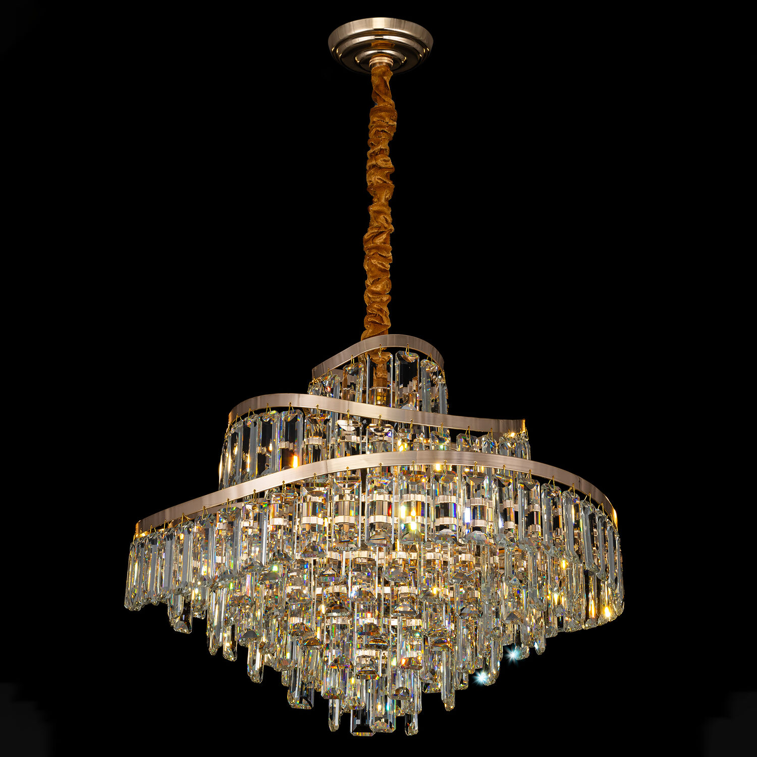 Подвесная люстра Citilux Naiad CL315162, арматура золото - фото 1