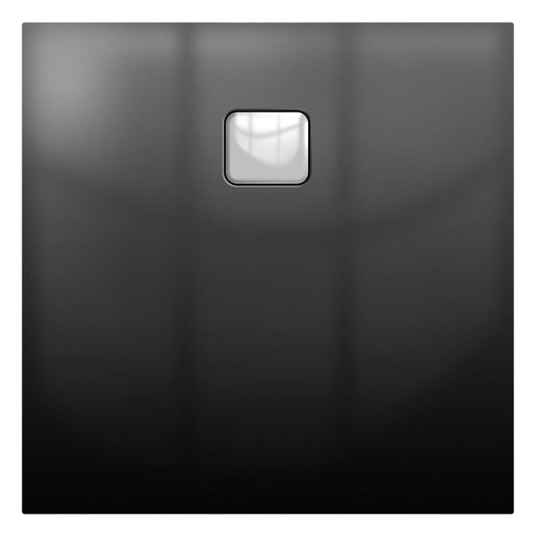 Акриловый поддон для душа Riho Basel 412 90x90, цвет черный глянец