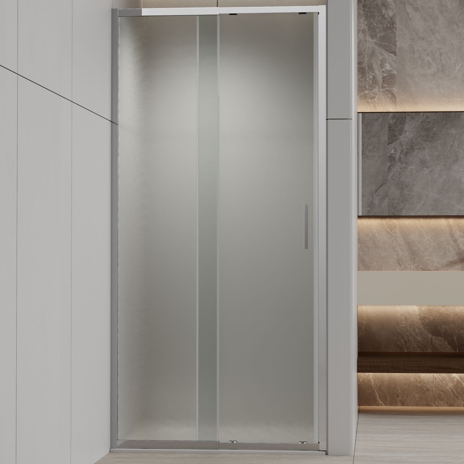 Душевая дверь Vincea Rapid-N VDS-3RN 120x195, стекло прозрачное, профиль хром