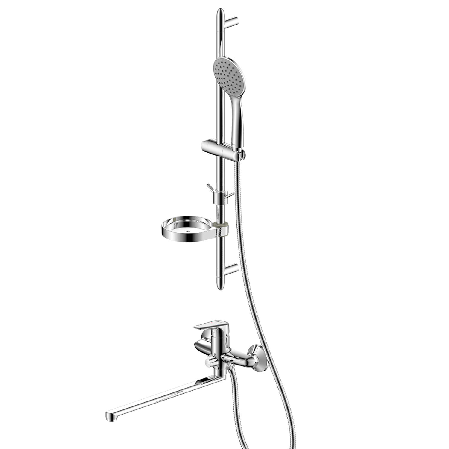 Смеситель Lemark SET LM7305C для ванны с душем, цвет хром