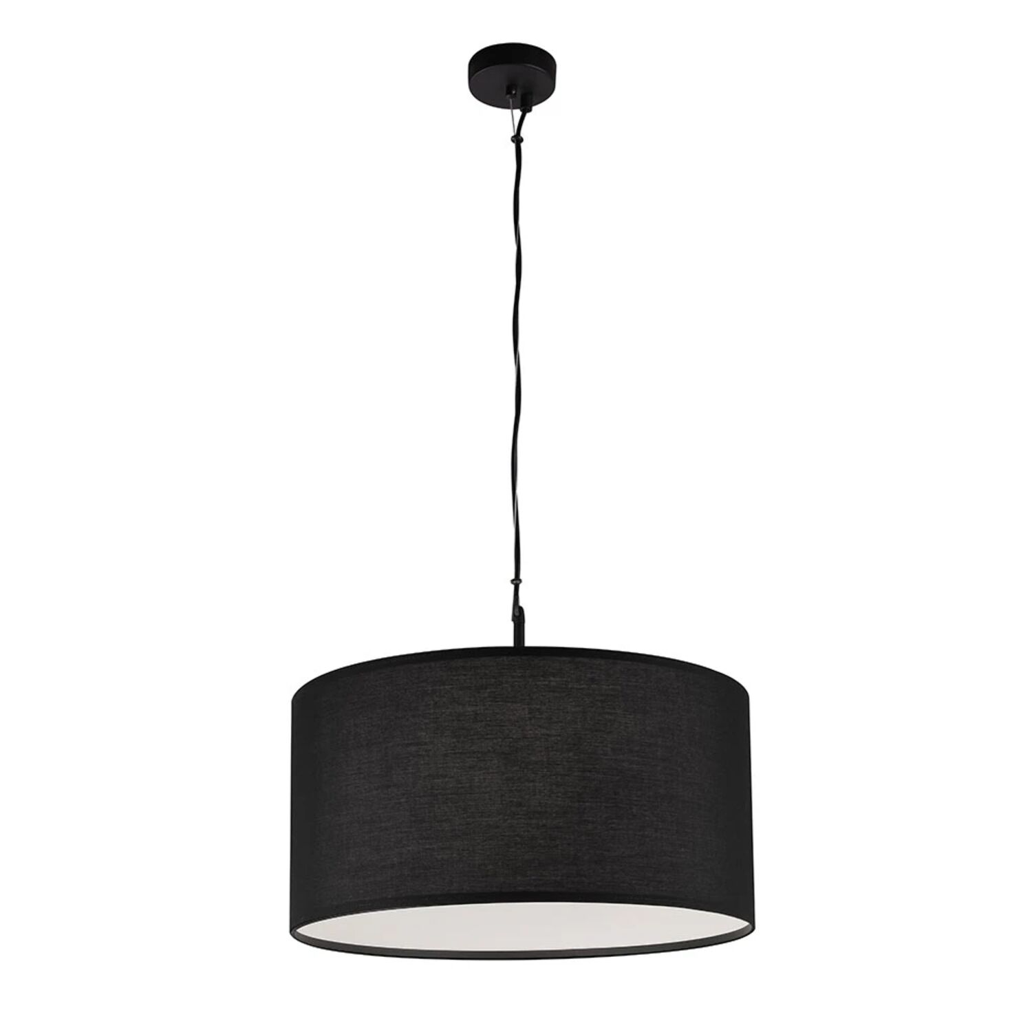 Подвесная люстра Arte Lamp Coppa A4095SP-3BK, арматура черная, плафон ткань черная