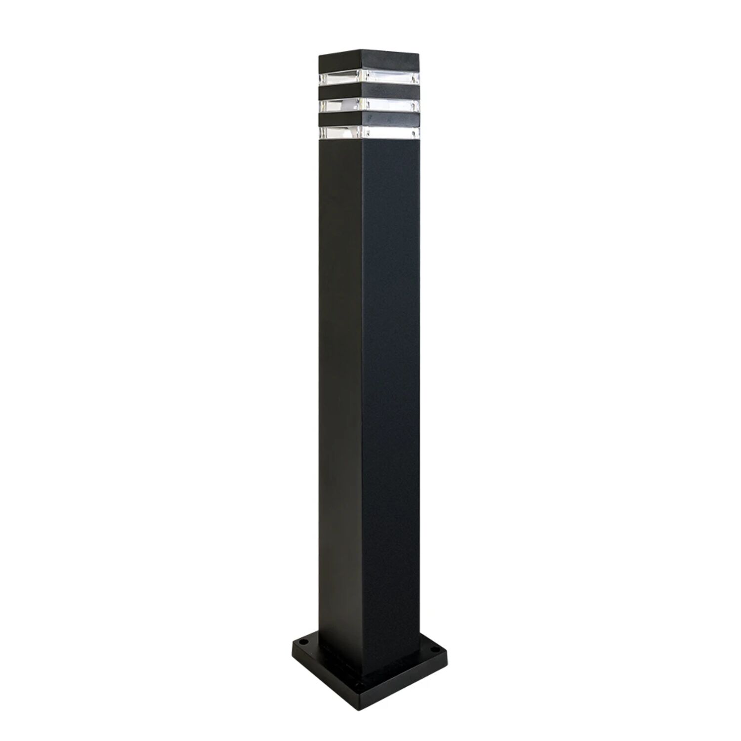 Ландшафтный светильник Arte Lamp Heather A4418PA-1BK, арматура черный, плафон пластик прозрачный