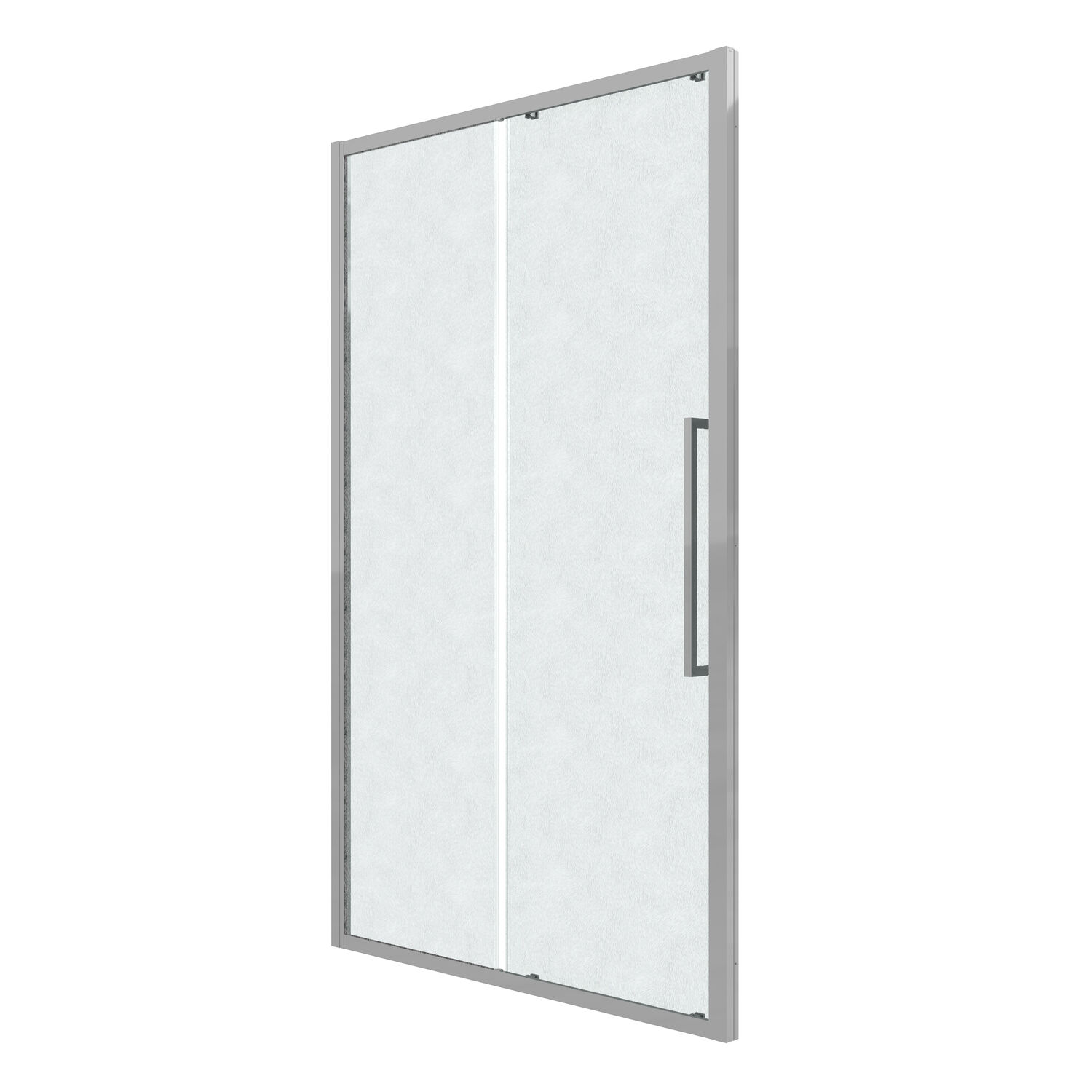 Душевая дверь Grossman Cosmo 100.K33.02.130.10.02 130х195, левая, стекло шиншилла, профиль хром