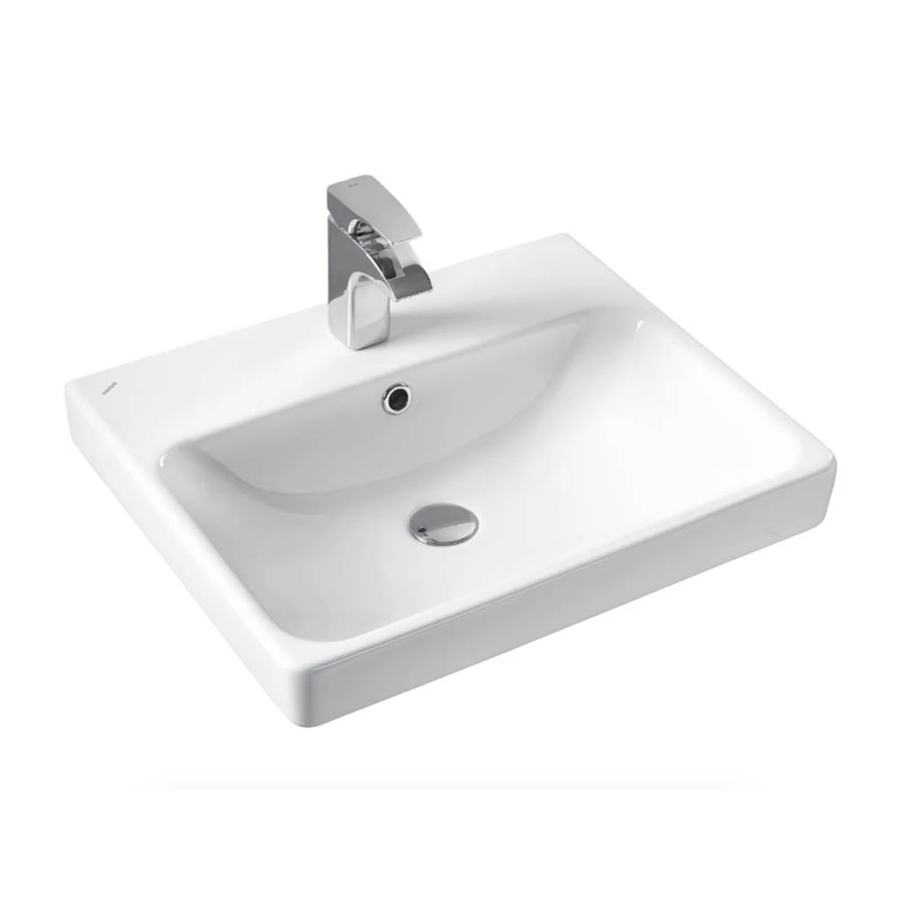 Мебель для ванной Оника Балтика-Квадро 55, цвет белый / хром