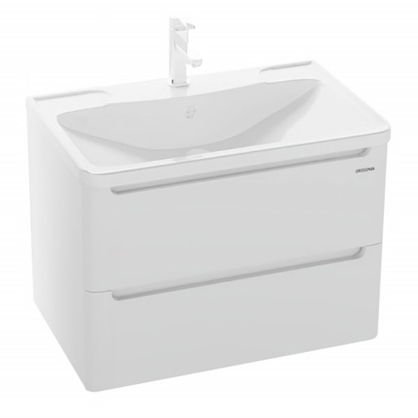 Мебель для ванной Grossman Адель 70, подвесная, цвет белый - фото 1