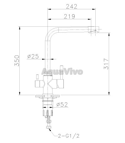 Смеситель Lemark Expert LM5060S для кухни - фото 1