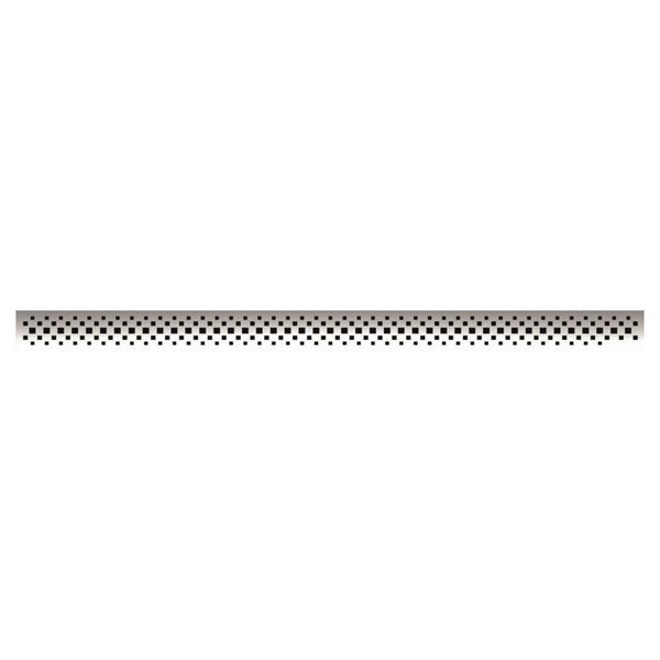 Душевой лоток Berges C1 Brise 090028 с решеткой 30x6 см, прямой выпуск, цвет матовый хром - фото 1