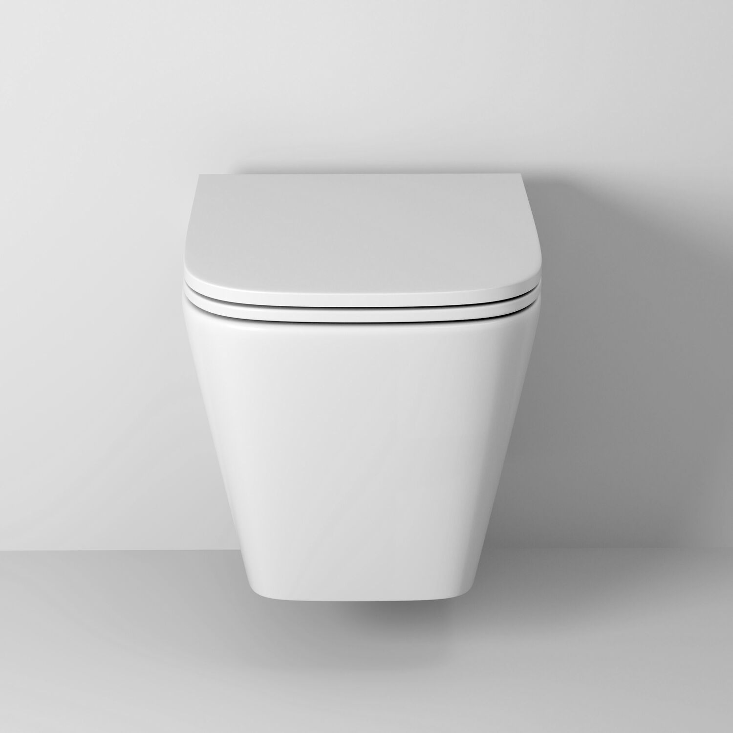 Унитаз Grossman Tornado GR-4479 SQ подвесной, безободковый, смыв Торнадо, с сиденьем микролифт, цвет белый глянцевый - фото 1