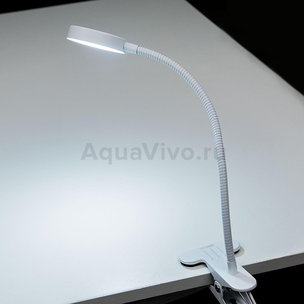 Интерьерная настольная лампа Citilux Ньютон CL803070N, арматура белая, плафон акрил белый, 8х23 см - фото 1