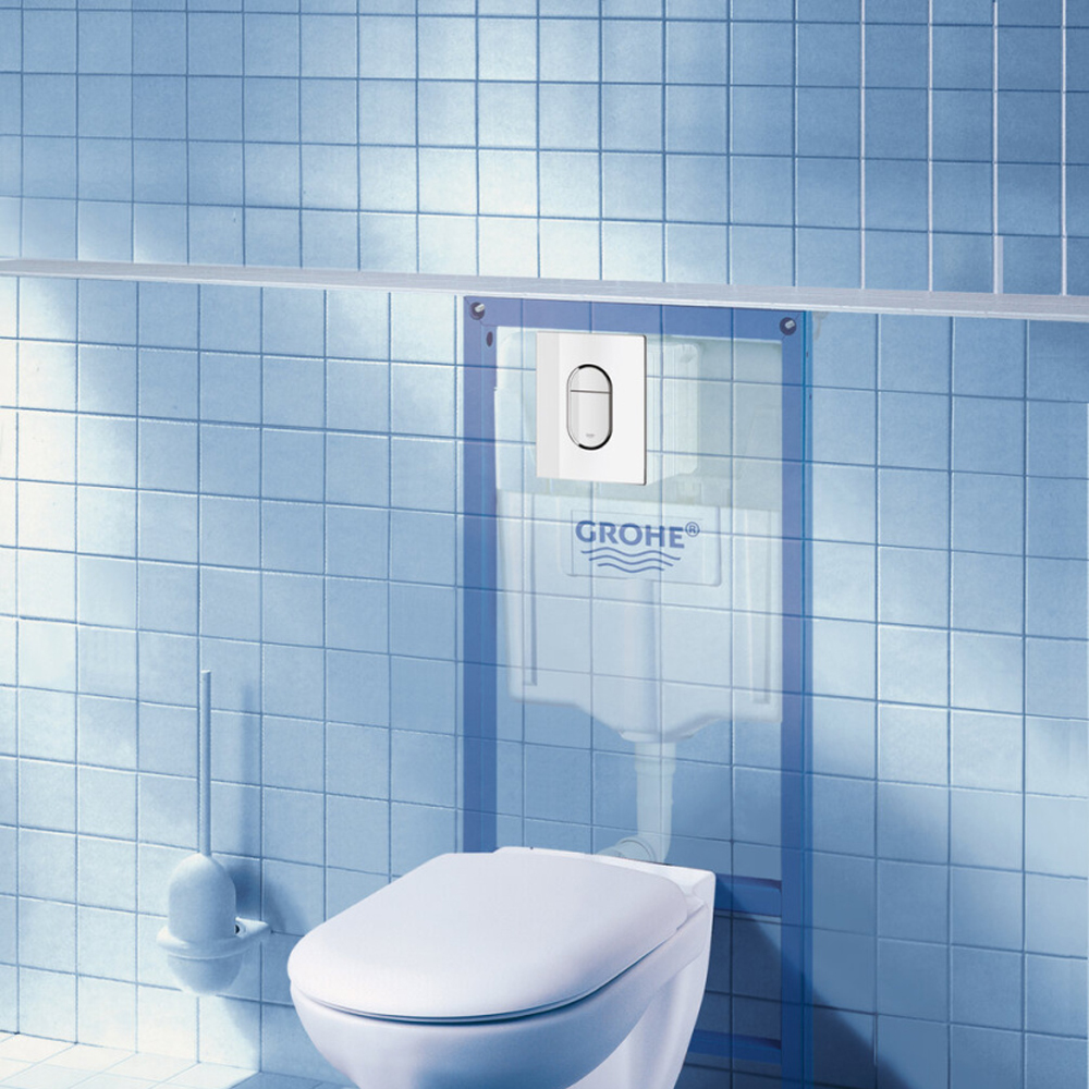 Комплект: Инсталляция Grohe 38929000 кнопка хром+AM.PM X-Joy C851900SC белый унитаз