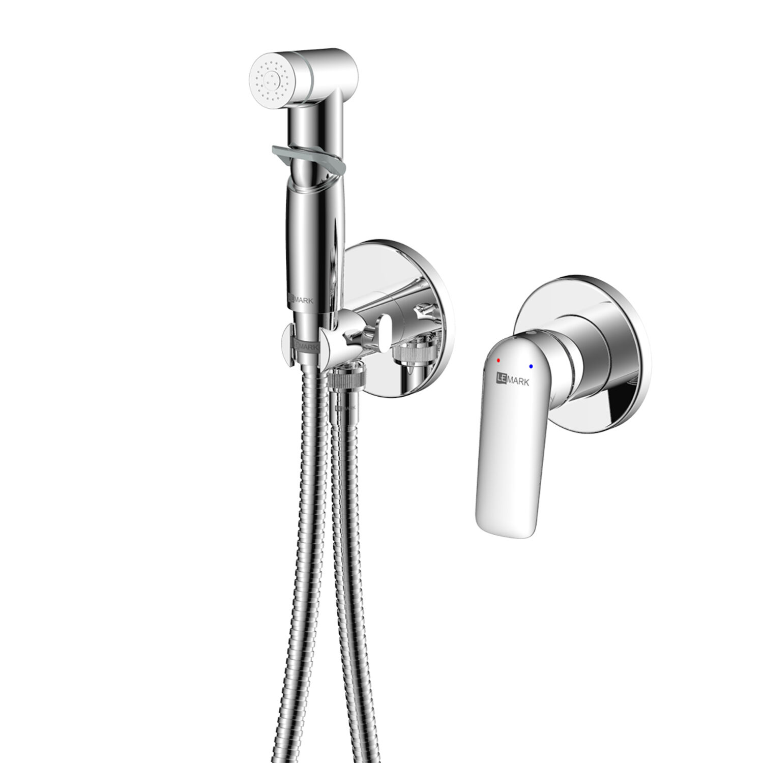 Гигиенический душ Lemark Verba LM11419C, со встраиваемым смесителем, цвет хром