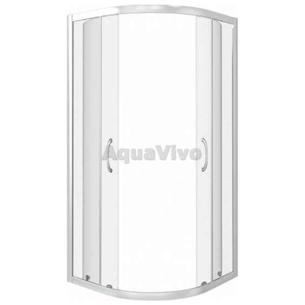 Душевой уголок Good Door Latte R-90-C-WE 90х90, стекло прозрачное, профиль белый