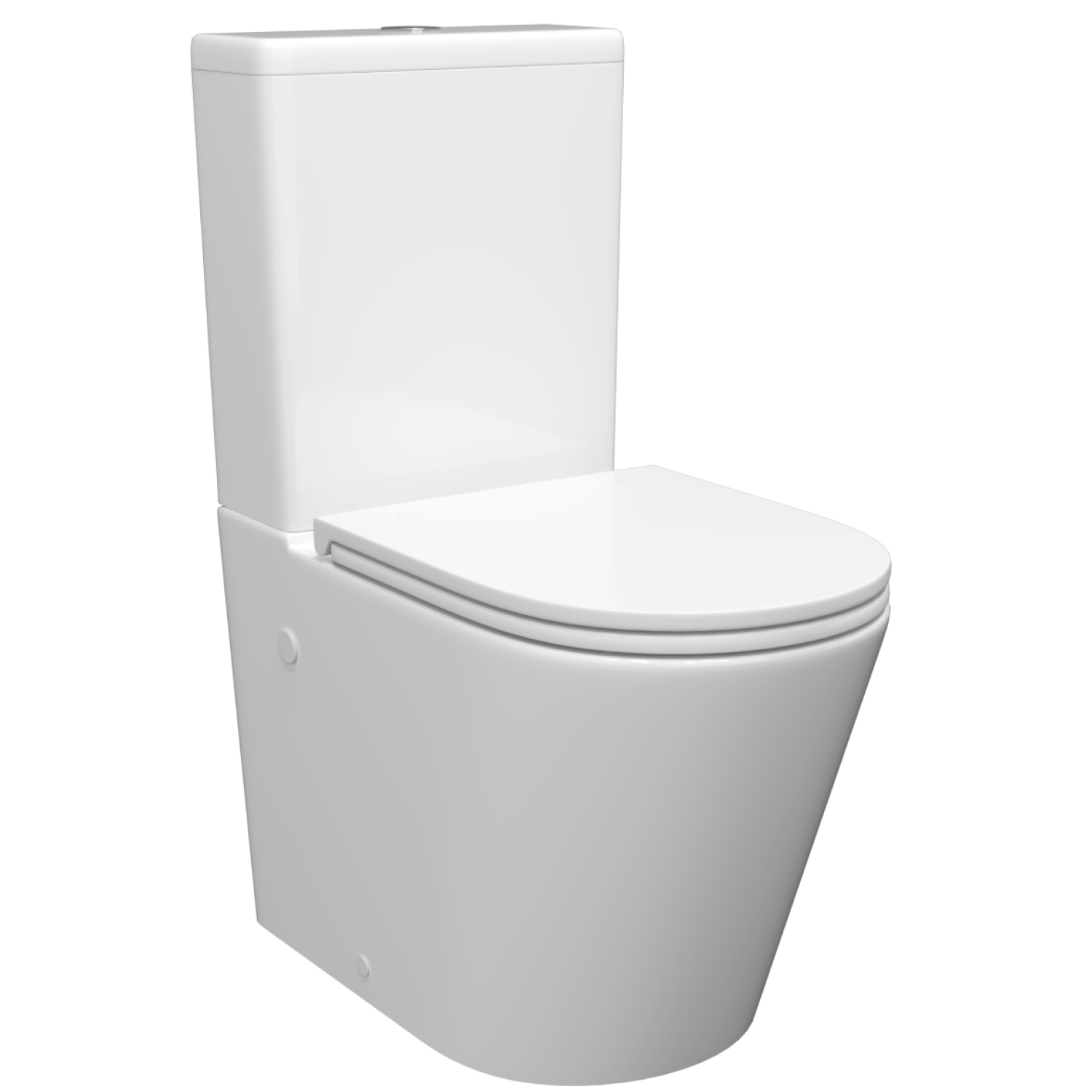 Унитаз Joki Herba T JK0822034 напольный, безободковый, смыв Торнадо, с сиденьем микролифт, цвет белый