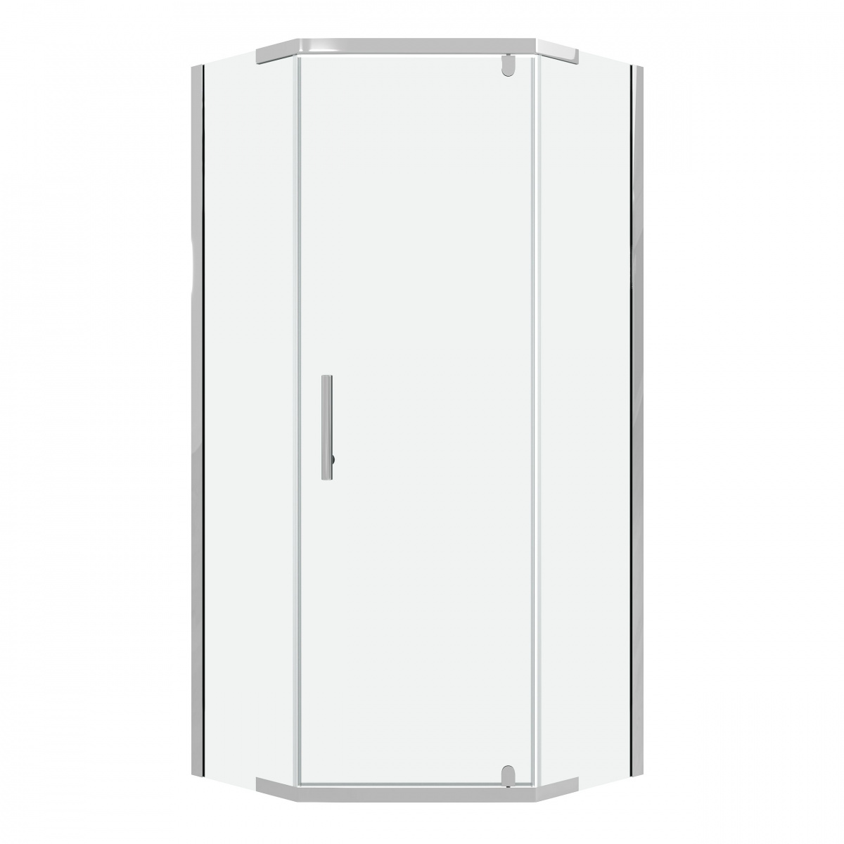 Душевой уголок Niagara Eco NG-1009-14D 90х90, стекло прозрачное, профиль хром глянцевый - фото 1