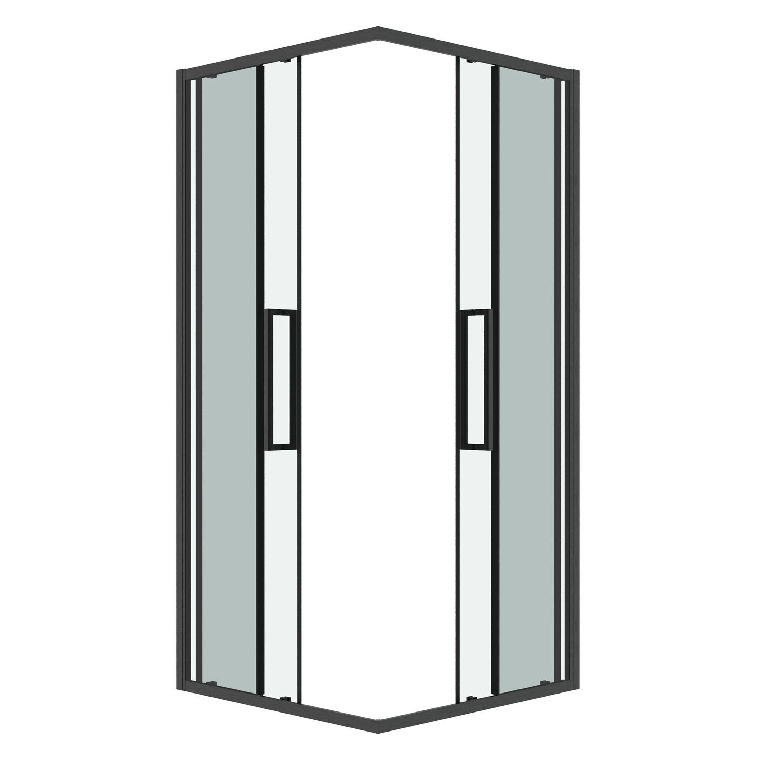 Душевой уголок Grossman Cosmo 300.K33.02.8080.42.00 80х80, стекло прозрачное, профиль графит сатин