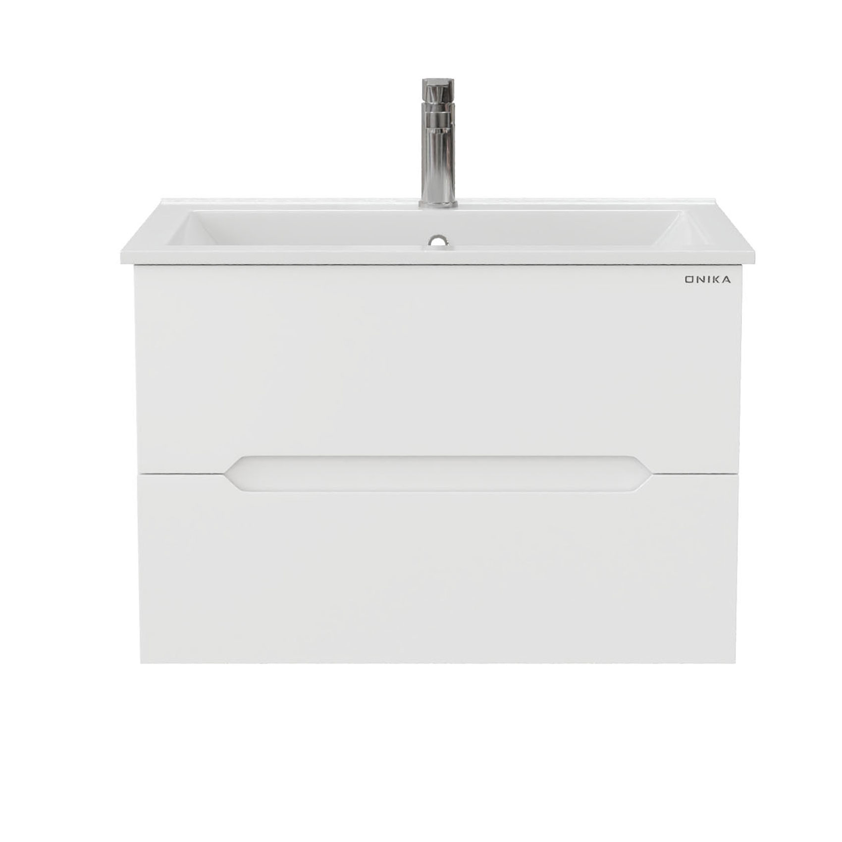 Мебель для ванной Оника Айленд 70, подвесная, цвет белый