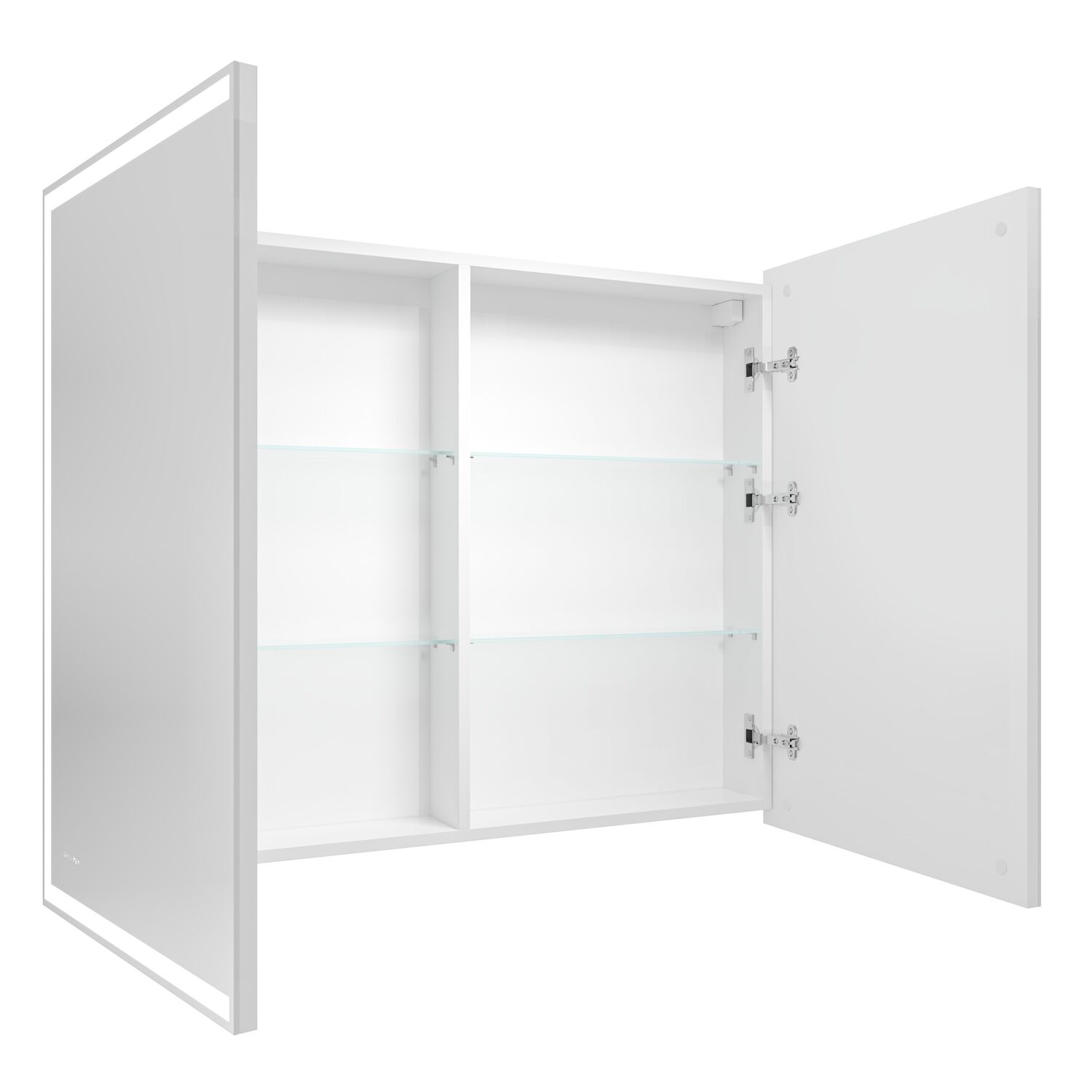 Шкаф-зеркало Grossman Меркадо 100, с подсветкой - фото 1