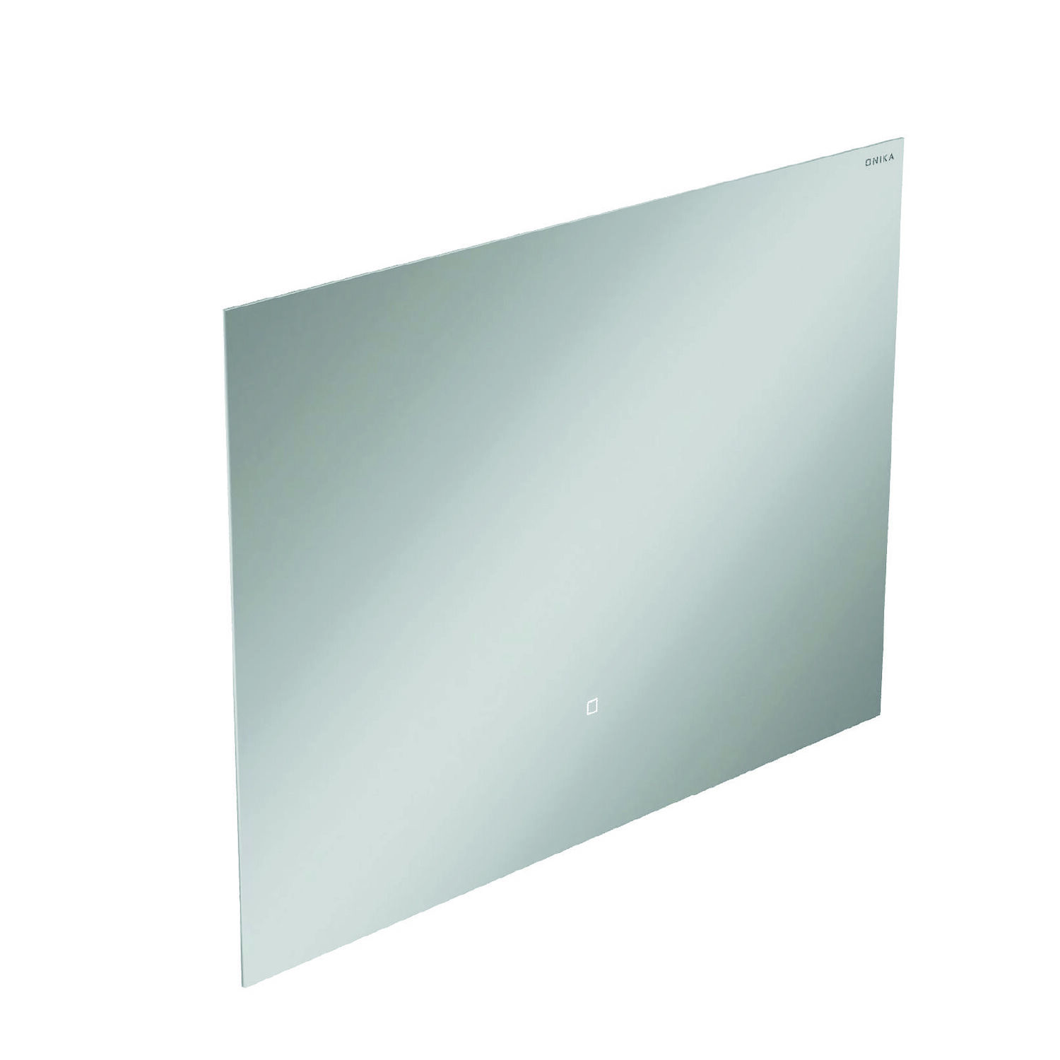 Мебель для ванной Оника Милтон Нова 120, с тумбой 58 см, с дверцами, цвет серый / дуб сонома