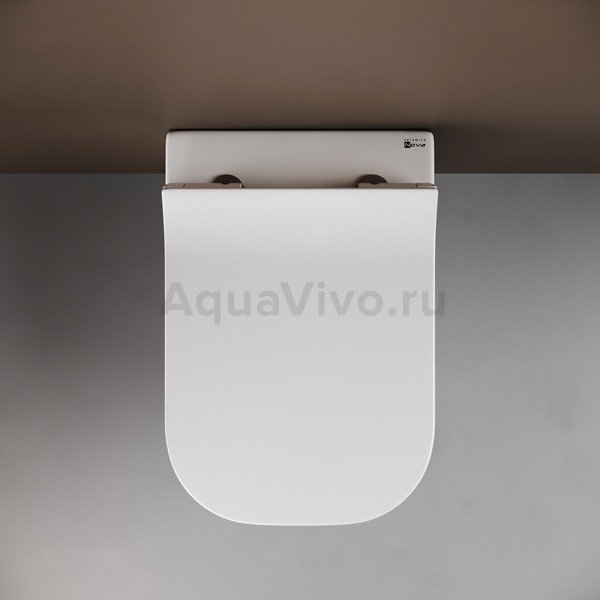 Унитаз Ceramica Nova New Day CN3005 подвесной, безободковый, с сиденьем микролифт