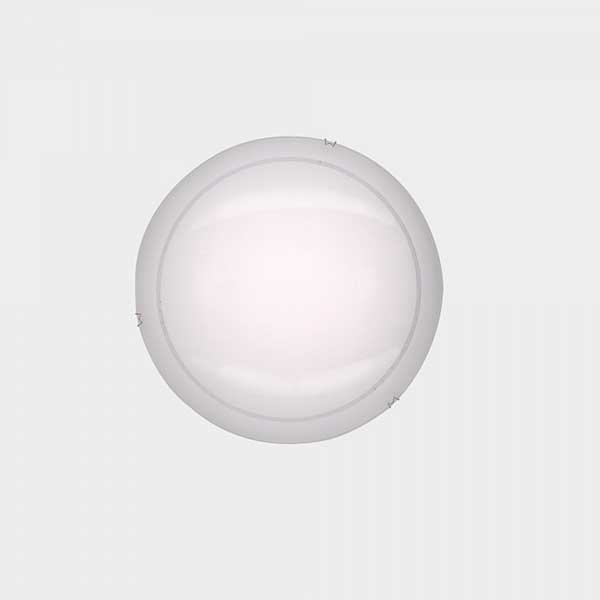 Настенно-потолочный светильник Citilux 917 CL917081, арматура хром, плафон стекло белое, 25х25 см