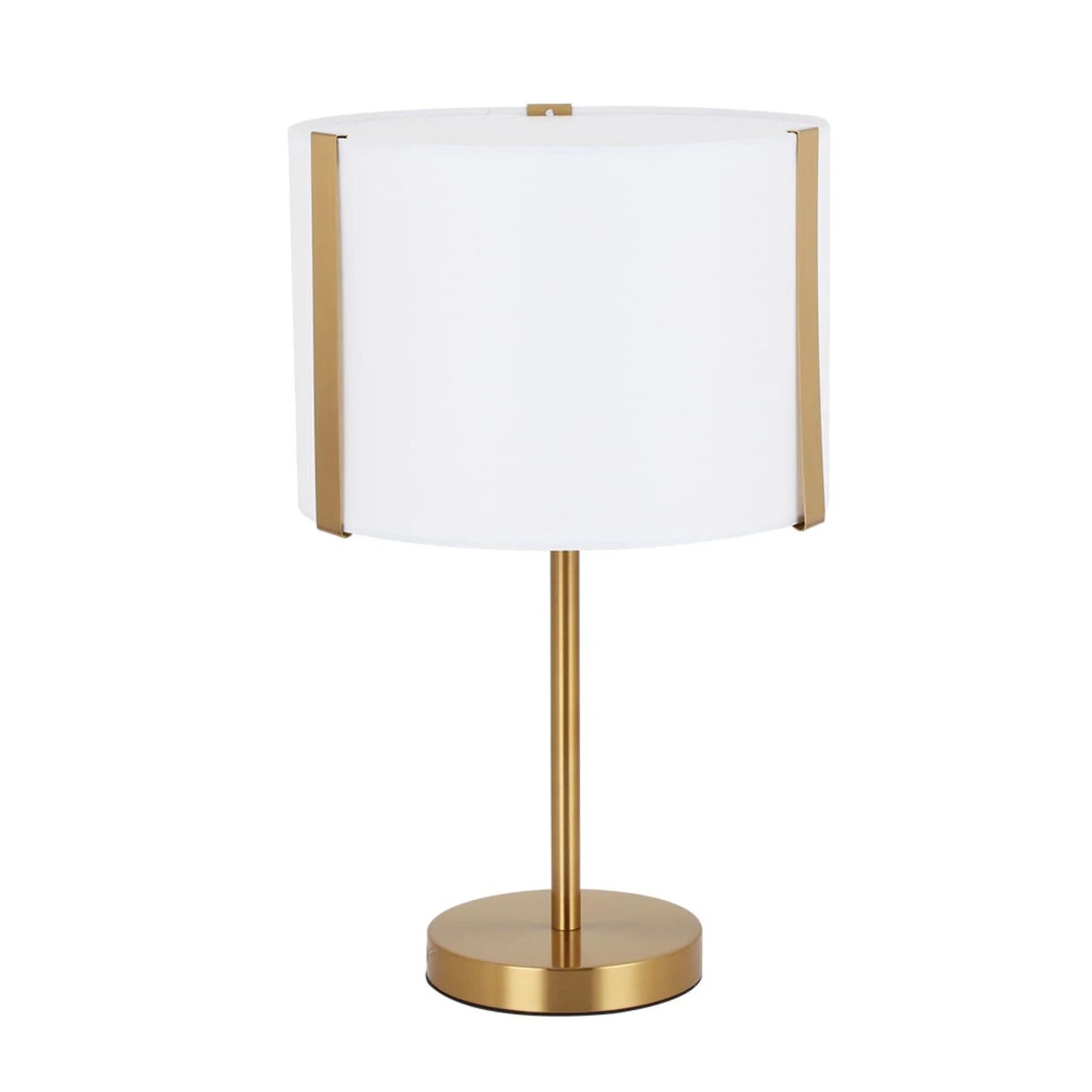 Декоративная настольная лампа Arte Lamp Dream A4110LT-1PB, арматура полированная медь, плафон ткань белая