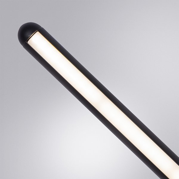 Подсветка для картин Arte Lamp Polis A2027AP-1BK, арматура черная, плафон акрил белый, 6х63 см