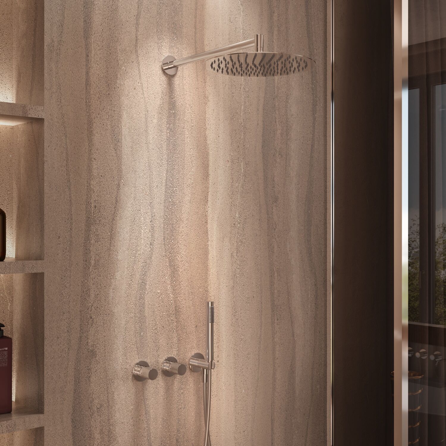 Душевой комплект Vincea Aura VSFW-6AU1CH, встраиваемый, цвет хром - фото 1