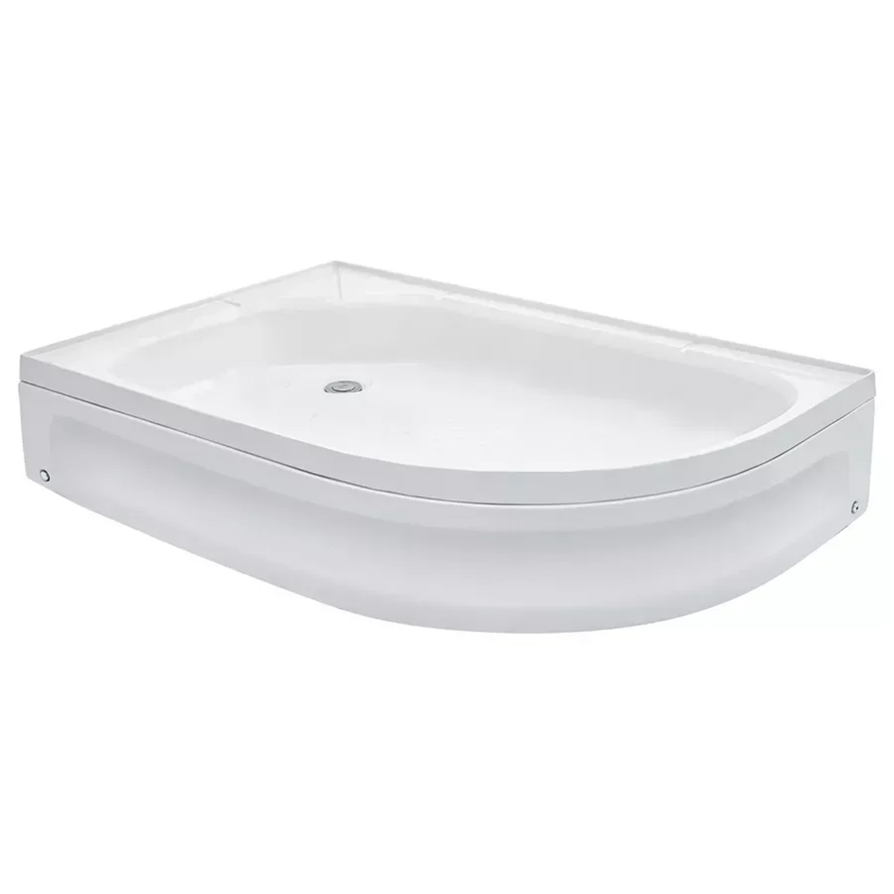 Душевая кабина River Dunay 110/80/24 МТ L 110x80, левая, стекло матовое, профиль хром матовый, с гидромассажем - фото 1