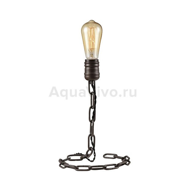 Интерьерная настольная лампа Citilux Максвелл CL446811, арматура венге, 22х22 см