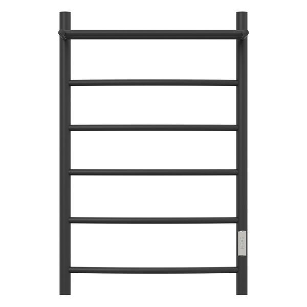 Полотенцесушитель Point П5 50x80 электрический, правый, с полкой, цвет черный