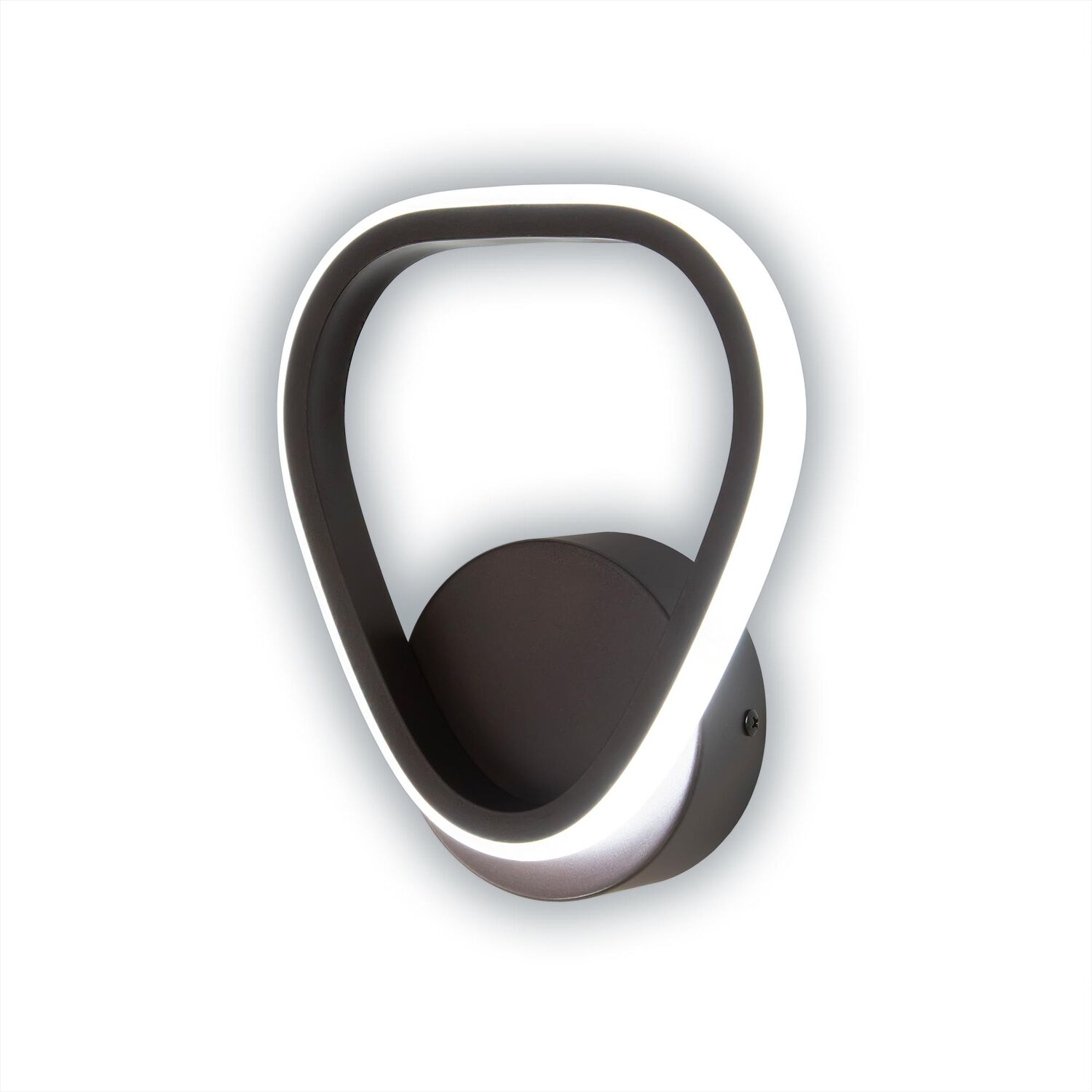 Бра Citilux Сезар CL233B415, арматура коричневая, плафоны металл / полимер белый / коричневый