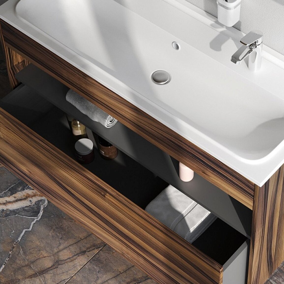 Тумба под раковину AM.PM Func 120, цвет дуб крафт - фото 1