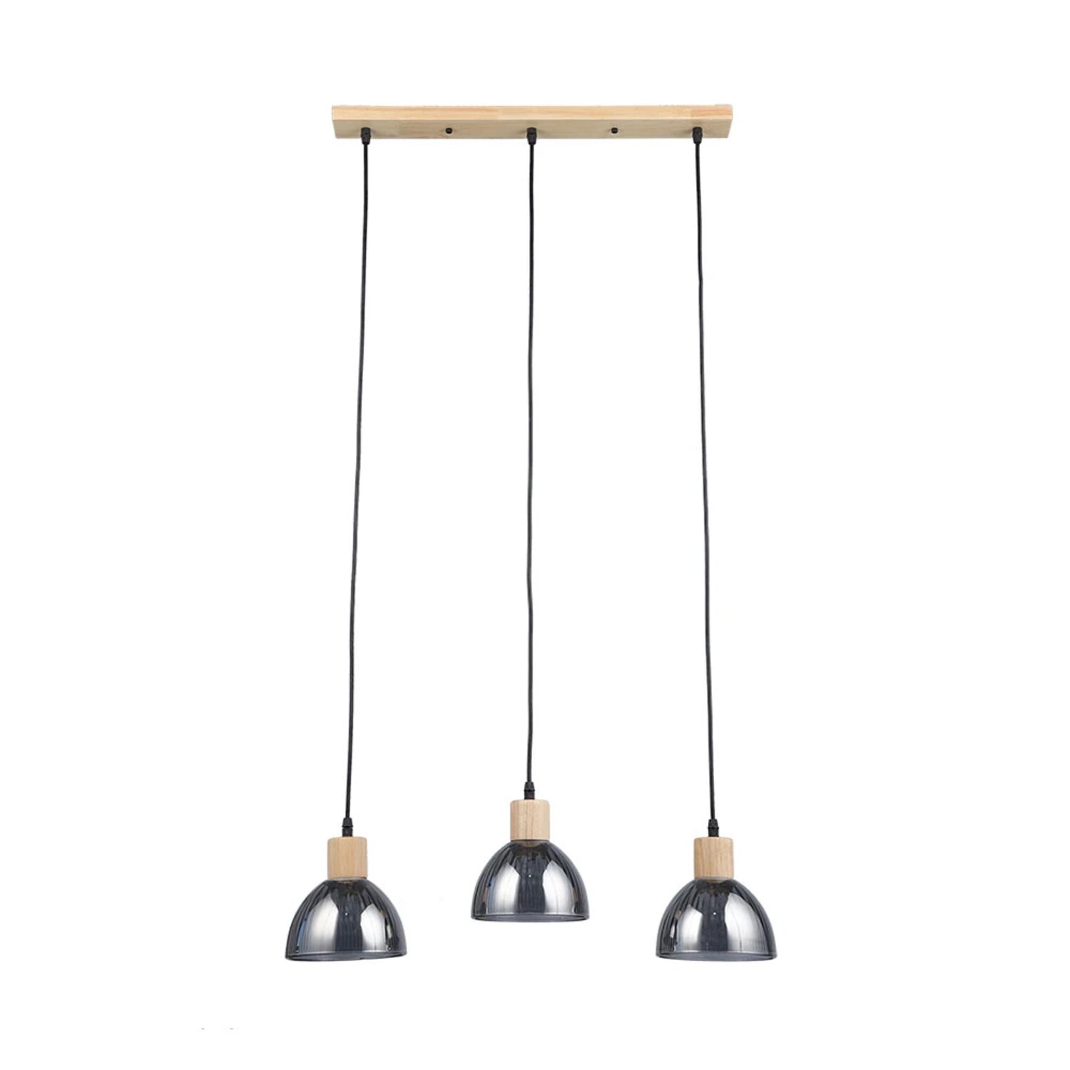 Подвесной светильник Arte Lamp Lancaster A5869SP-3BK, арматура черная, плафон стекло дымчатое