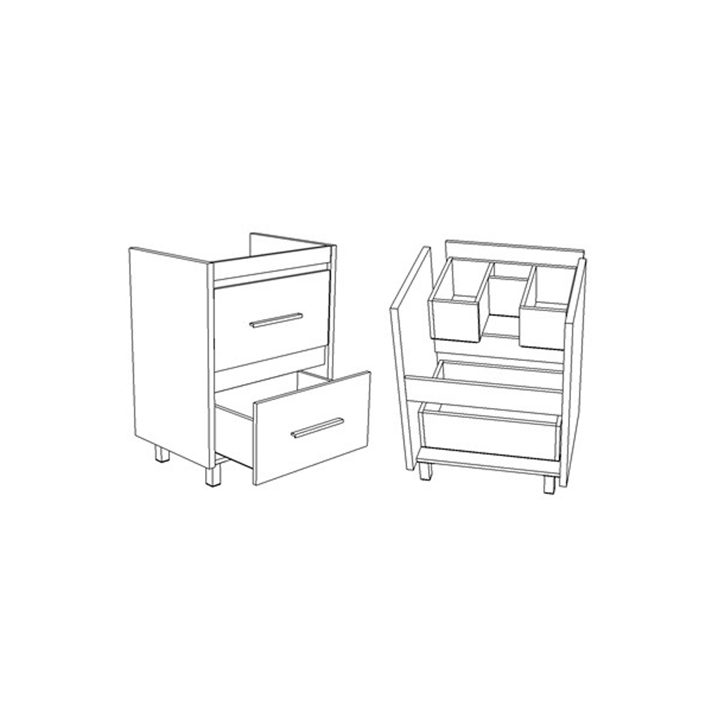 Тумба под раковину Corozo Верона 65, цвет лайн - фото 1