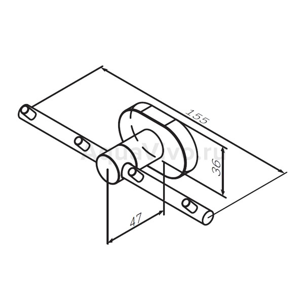 Крючок AM.PM Sense L A7435900 четверной