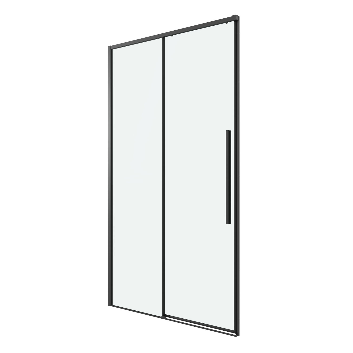 Душевая дверь Grossman Galaxy 110х195, стекло прозрачное, профиль черный матовый