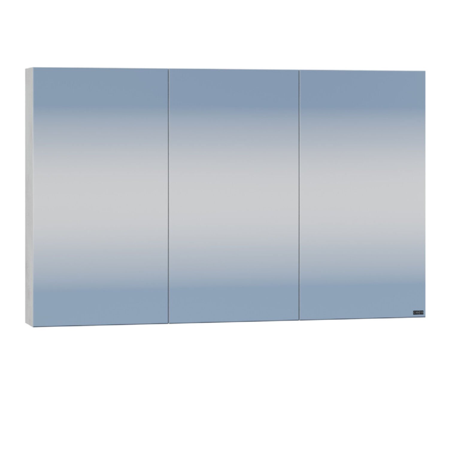 Мебель для ванной Санта Марс 120, напольная, с 2 ящиками и дверцей, цвет белый / беленое дерево