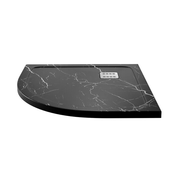 Поддон для душа WasserKRAFT Neime 19T01 90x90, искусственный камень, цвет черный