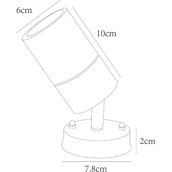 Настенный светильник Arte Lamp Mistero A3304AL-1WH, арматура белая, плафон металл белый, 6х8 см - фото 1