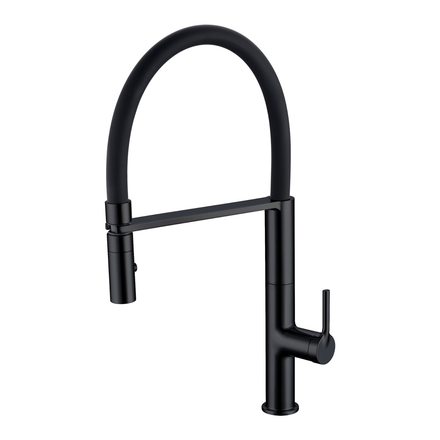 Смеситель Vincea VKF-114MB для кухни, с гибким изливом, цвет брашированный никель