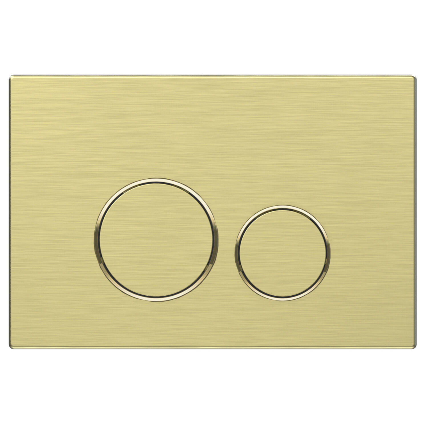 Кнопка смыва Vincea VFP-005BG для унитаза, цвет брашированное золото