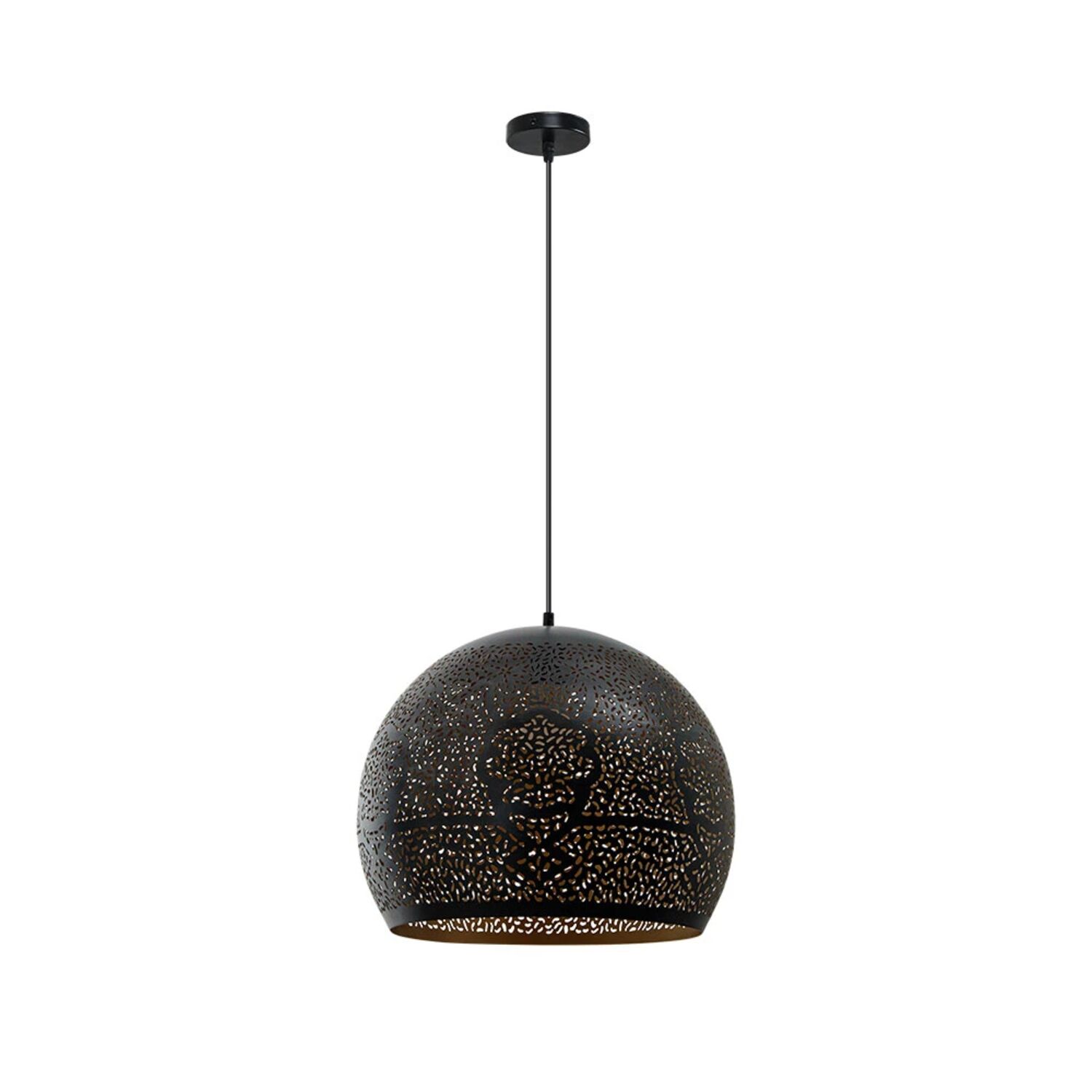 Подвесной светильник Arte Lamp Celesta A7057SP-1BK, арматура черный, плафон металл черный