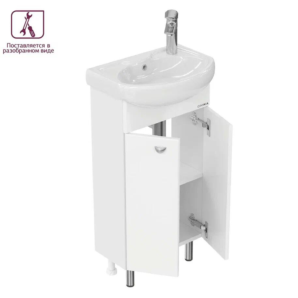 Мебель для ванной Оника Азов 40, цвет белый