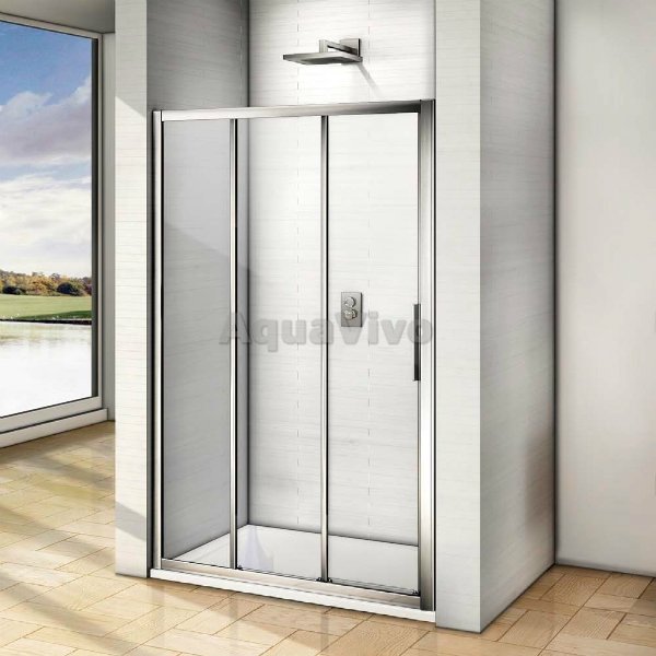Душевая дверь Good Door Orion WTW-140-C-CH 140, стекло прозрачное, профиль хром - фото 1