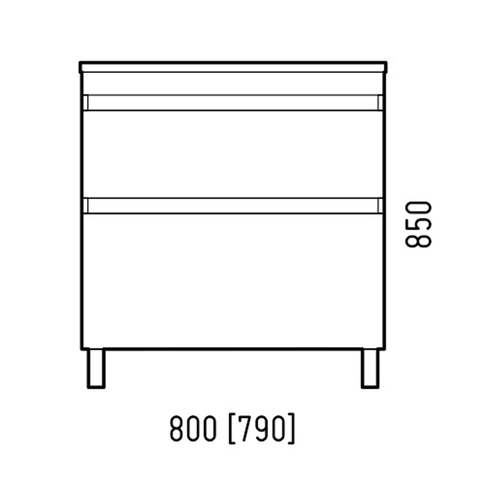 Тумба под раковину Corozo Алабама Z2 80, напольная, цвет белый - фото 1