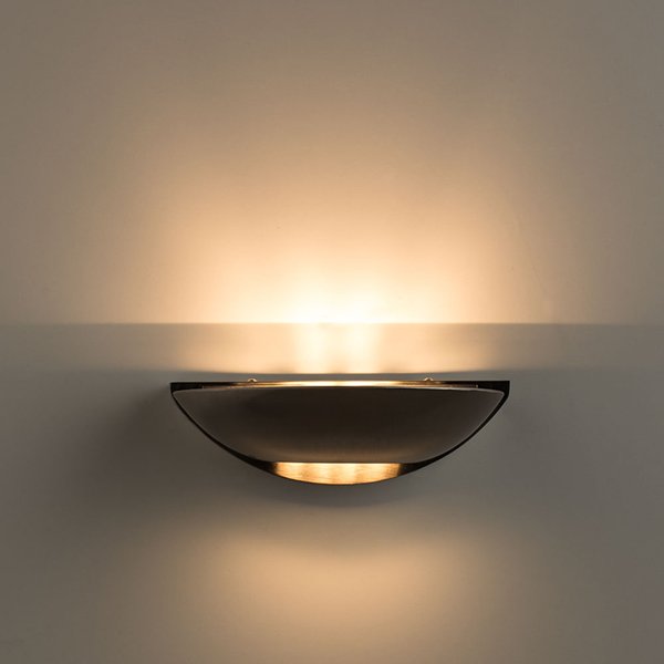 Бра Arte Lamp Interior A7107AP-1SS, арматура серебро, плафон стекло белое, 23х14 см