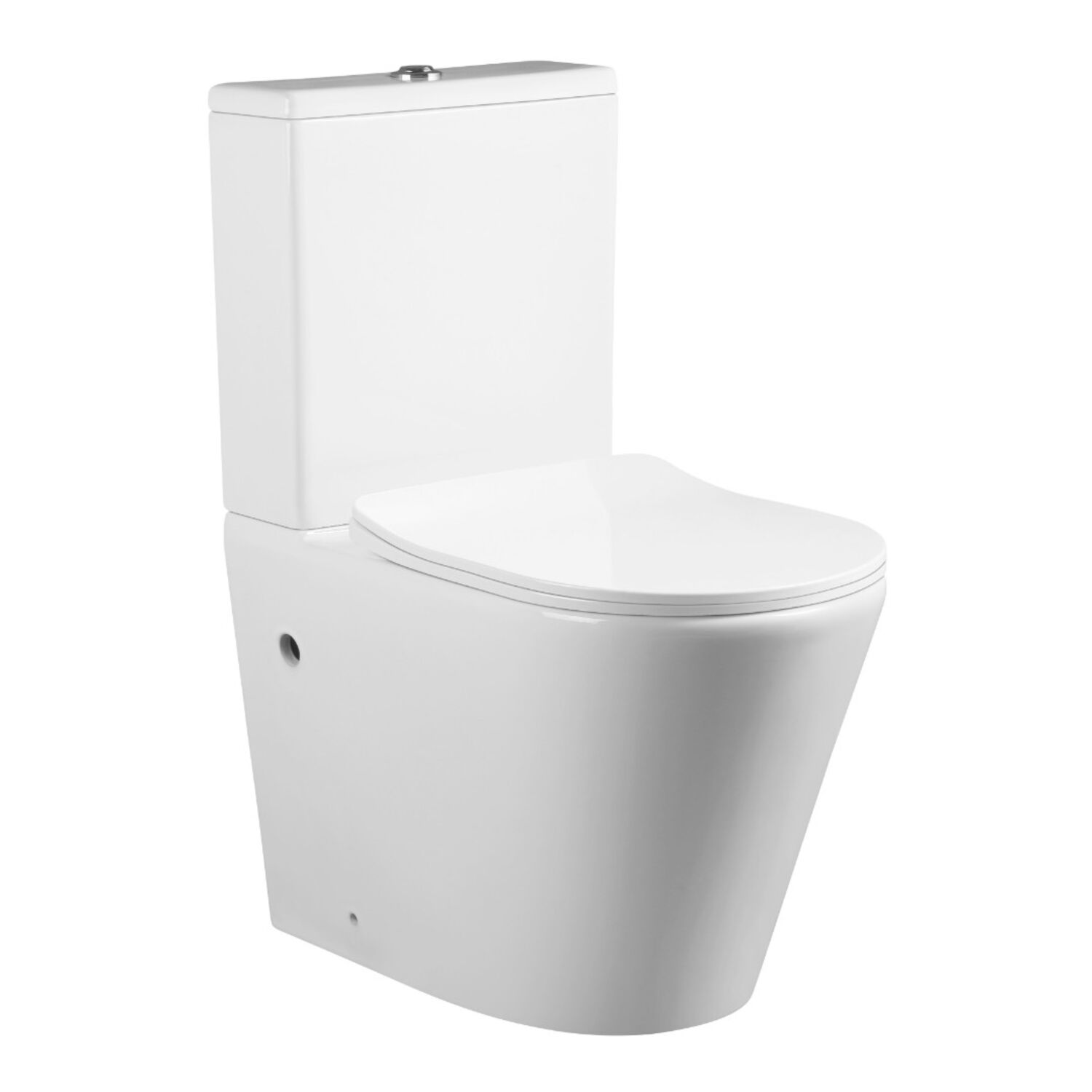 Унитаз CeruttiSPA Sella GW CT9864 напольный, безободковый, с сиденьем микролифт, цвет белый