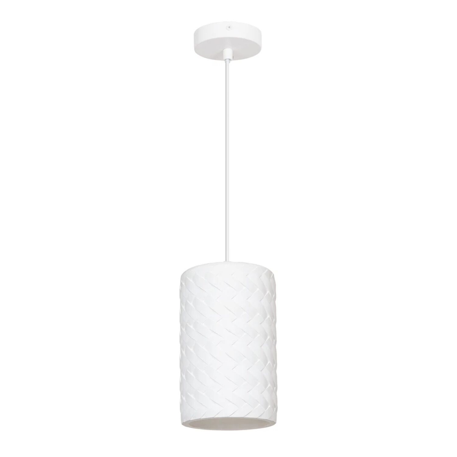 Подвесной светильник Arte Lamp Corsetto A7096SP-1WH, арматура белый, плафон гипс белый